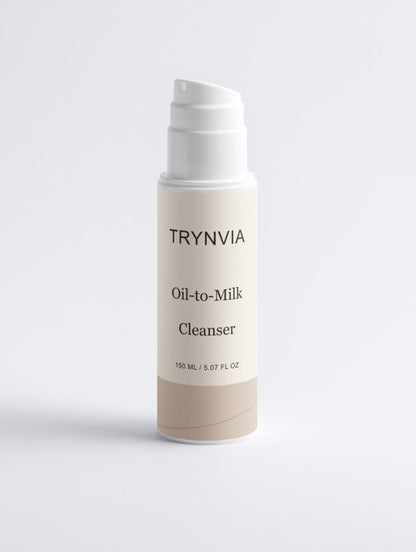 Milky Veil 150 ml by TRYNVIA — oil-to-milk cleanser