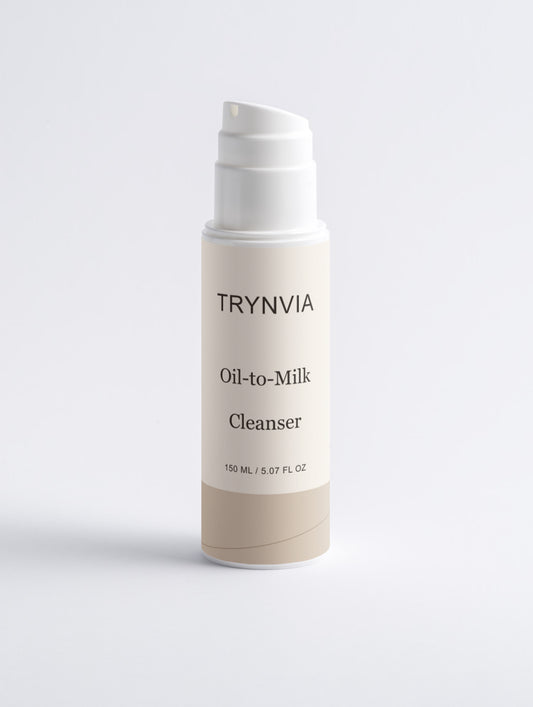 Milky Veil 150 ml by TRYNVIA — oil-to-milk cleanser