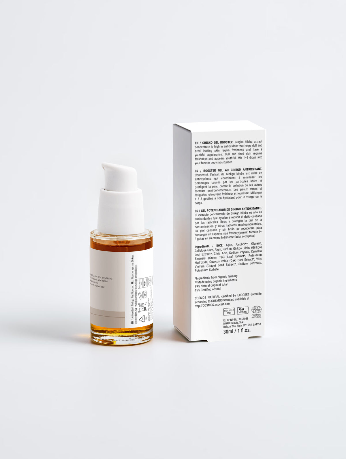 Green Dew 30 ml by TRYNVIA — ginkgo gel booster