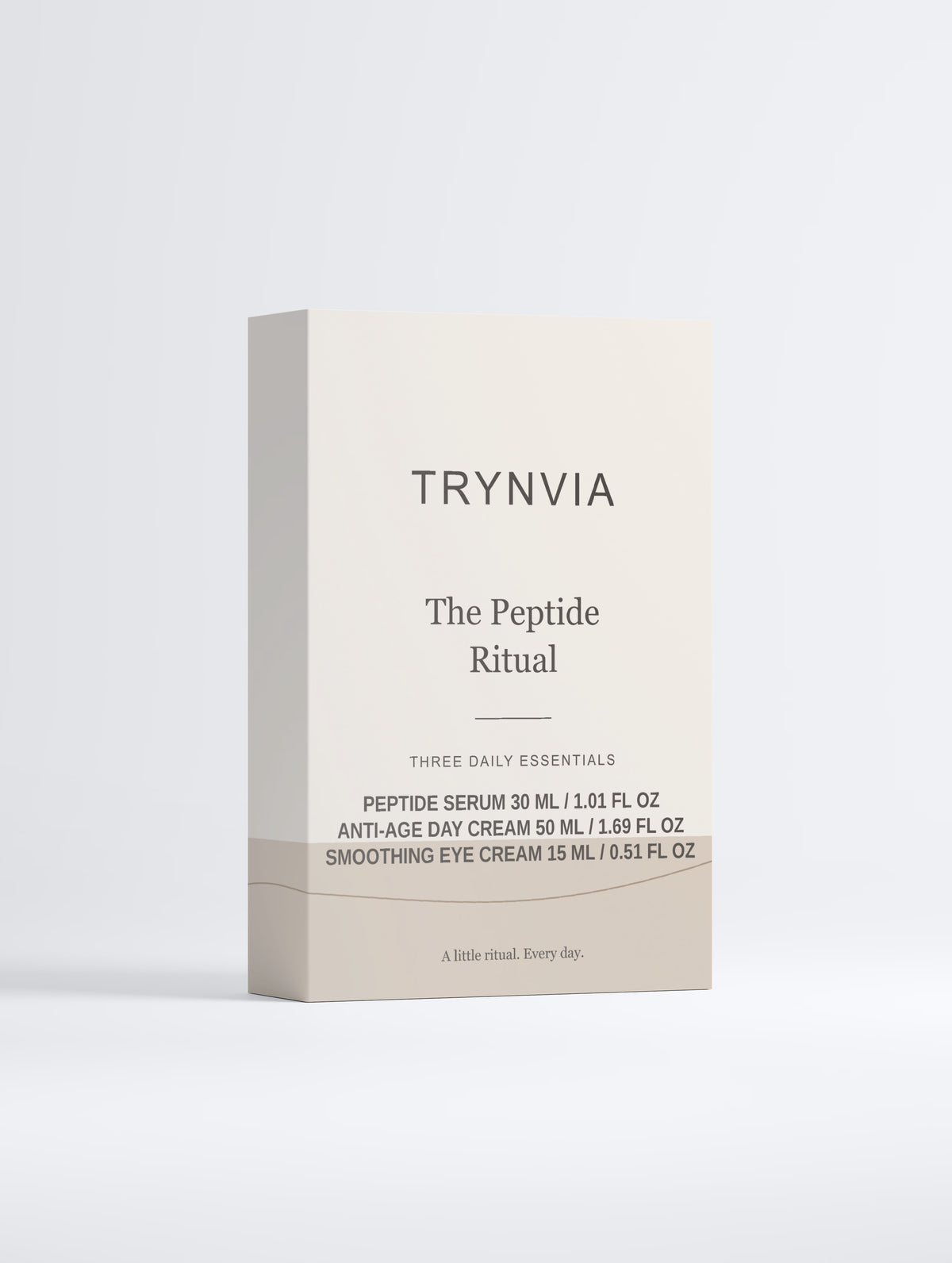 Peptide Ritual Gift Box by TRYNVIA — gift box, front