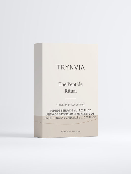 Peptide Ritual Gift Box by TRYNVIA — gift box, front